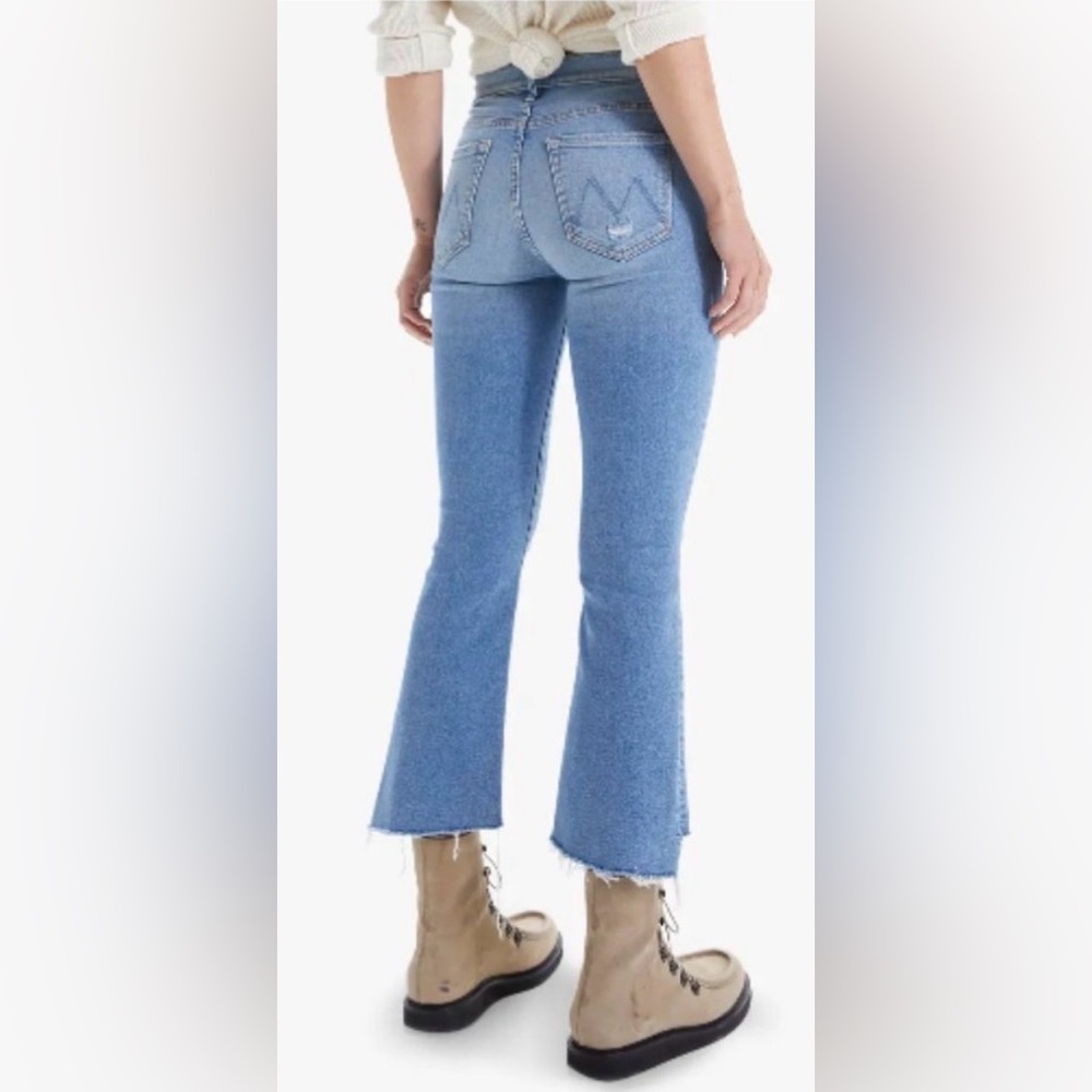 Mother Denim The Insider Crop Step Fray - Thrilling Shots